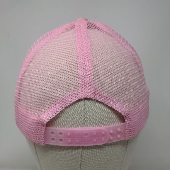 Florida Sunshine State Snapback Mesh Back Trucker Hat Pink One Size - Picture 5 of 6